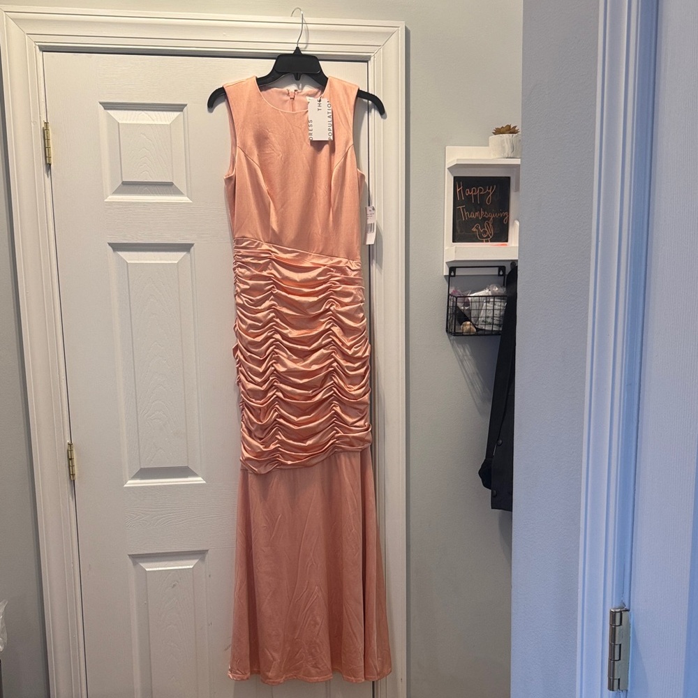 Dress the Population Blush Gown